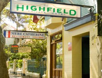 Highfield Private Hotel - Accommodation Nelson Bay